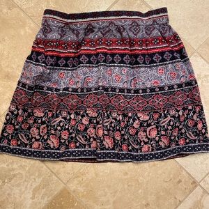 Boho Patterned Skirt - LOFT